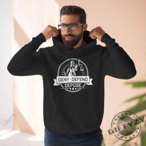 Deny Defend Depose Hoodie Movie Quote Sweatshirt Fight Club Inspired Apparel Unique Tshirt giftyzy 4