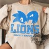 Detroit Lions Sonic And Knuckles Cool Team Retro Crewneck Sweater T Shirt Sweatshirt Hoodie Vintage Gift For Fan Men Women Tee Gifts Unique revetee 1