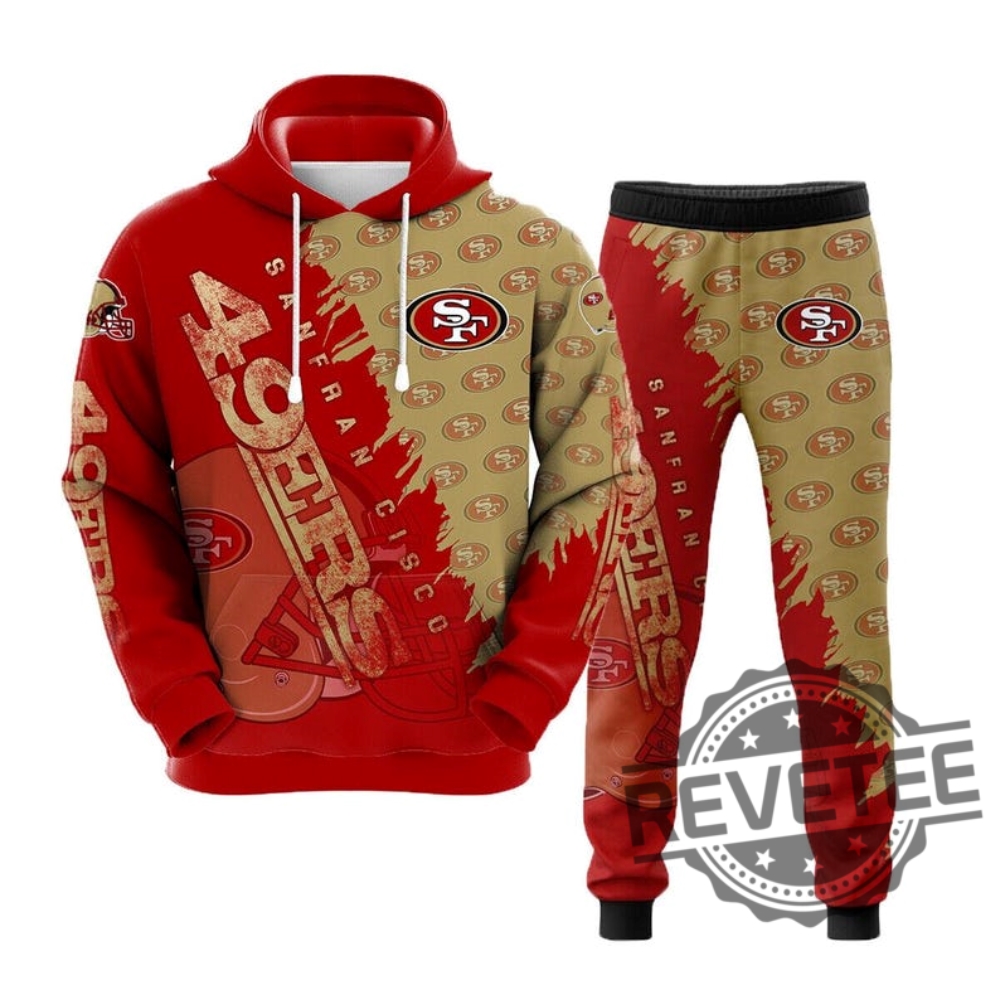 San Francisco 49Ers 3D All Over Printed Hoodie T Shirt Sweatshirt Tracksuit Jogging Sweatsuit Sports Suit Gifts For Fan Men Women Unique