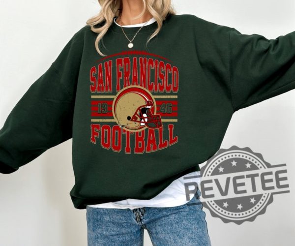 Retro San Francisco 49Ers Football Sweater Sweatshirt Hoodie Unique T Shirt Gift For Fan Men Women Tee Gifts Vintage revetee 2