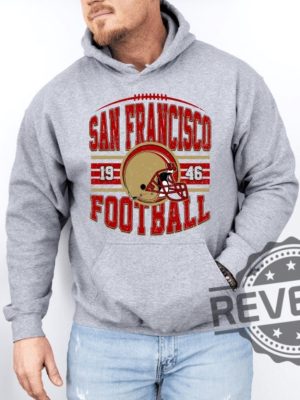 Retro San Francisco 49Ers Football Sweater Sweatshirt Hoodie Unique T Shirt Gift For Fan Men Women Tee Gifts Vintage revetee 5