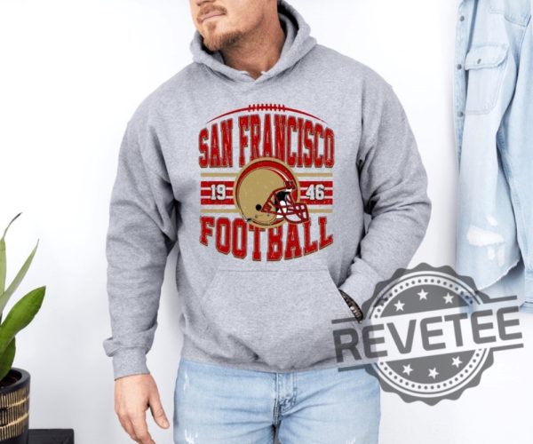 Retro San Francisco 49Ers Football Sweater Sweatshirt Hoodie Unique T Shirt Gift For Fan Men Women Tee Gifts Vintage revetee 5