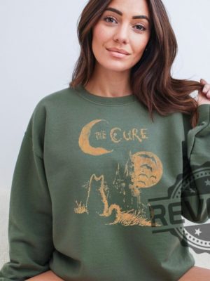 The Cure Cat Sweatshirt T Shirt Hoodie Sweatshirt 90S Alt Indie Rock Unisex The Lovecats Gifts For Fan Men Women Tee Tshirt Unique revetee 3