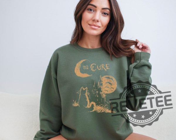 The Cure Cat Sweatshirt T Shirt Hoodie Sweatshirt 90S Alt Indie Rock Unisex The Lovecats Gifts For Fan Men Women Tee Tshirt Unique revetee 3