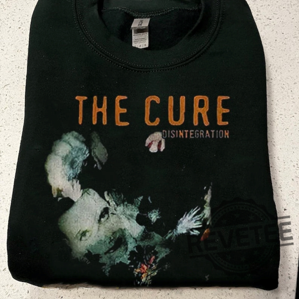 Vintage The Cure Disintegration Tshirt Hoodie Sweatshirt Gift For Men Women Fan Tee Unisex T Shirt Unique