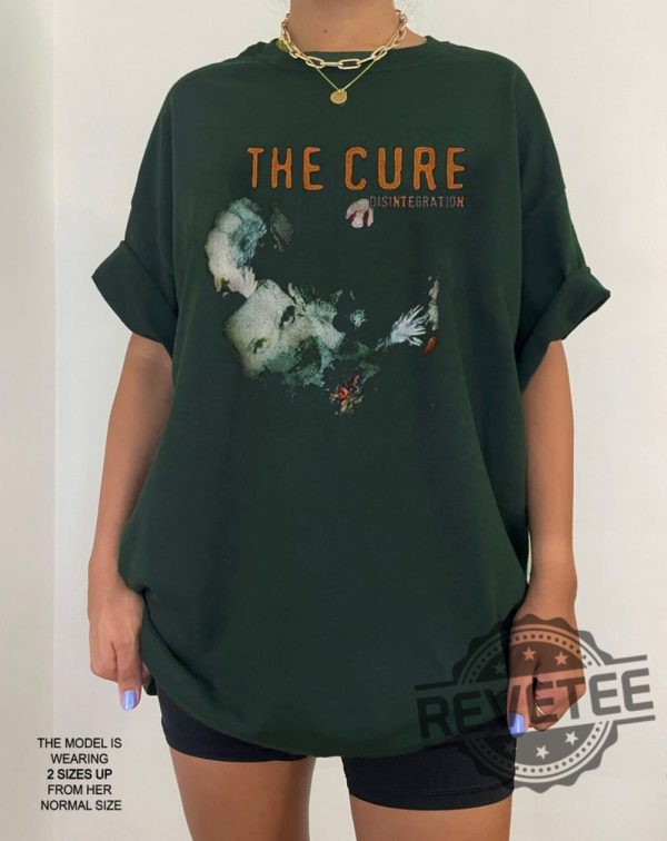 Vintage The Cure Disintegration Tshirt Hoodie Sweatshirt Gift For Men Women Fan Tee Unisex T Shirt Unique revetee 2