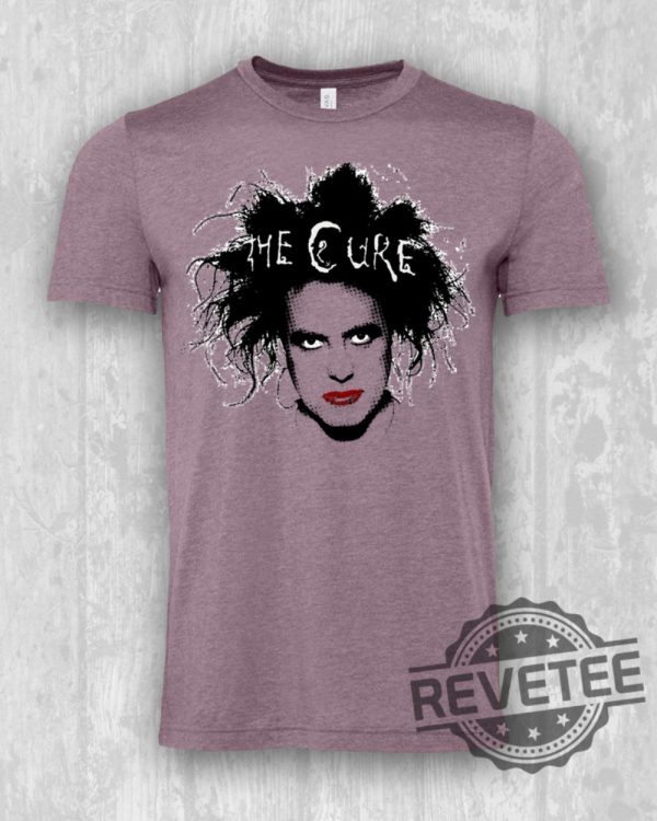 Retro The Cure Robert Smith T Shirt New Wave Punk Post Punk Era Rock Bands Shirts 80S Rock Band Tshirt Tee Gifts For Fan Men Women revetee 2