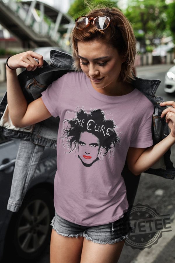 Retro The Cure Robert Smith T Shirt New Wave Punk Post Punk Era Rock Bands Shirts 80S Rock Band Tshirt Tee Gifts For Fan Men Women revetee 4