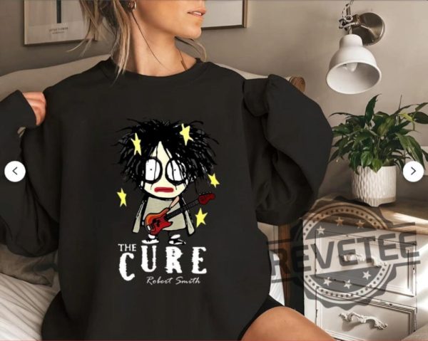 The Cure Robert Smith Funny Shirt Hoodie Sweatshirt Band Shirts Indie Tshirt Fan Gifts 90S Band Graphic Tee Gift For Men Women Unique revetee 2