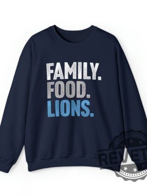 Detroit Lions Family Food Lions Football Thanksgiving Sweatshirt Hoodie T Shirt Gift For Men Women Fan Holidays Fall Football Gifts Tshirt Unique revetee 4