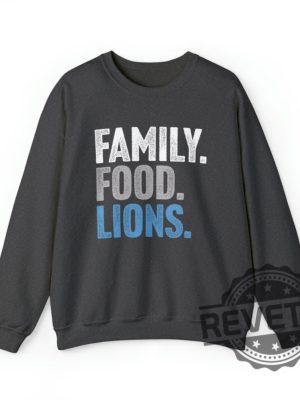 Detroit Lions Family Food Lions Football Thanksgiving Sweatshirt Hoodie T Shirt Gift For Men Women Fan Holidays Fall Football Gifts Tshirt Unique revetee 5