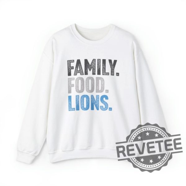 Detroit Lions Family Food Lions Football Thanksgiving Sweatshirt Hoodie T Shirt Gift For Men Women Fan Holidays Fall Football Gifts Tshirt Unique revetee 8