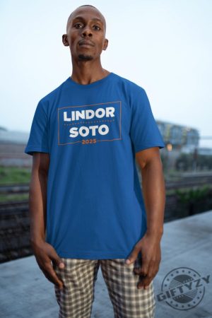 Lindor Soto 25 Campaign Tshirt Blue Hoodie New York Baseball Sweatshirt Queens Gift giftyzy 6