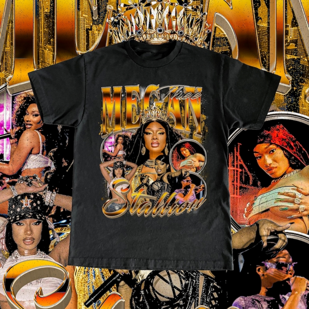 Megan Thee Stallion Sweatshirt Custom Vintage Design High Quality Tee Wap Tshirt Neva Play Hoodie Mamushi Shirt Megan Artist Fan giftyzy 1