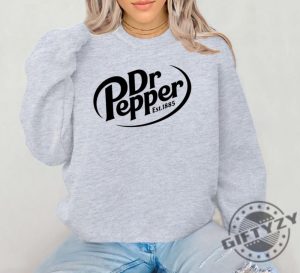 Dr Pepper Est 1885 Shirt Dr Pepper Soda Lover Tshirt Dr Pepper Gift Dr Pepper Logo Hoodie Trendy Sweatshirt Gift For Friends giftyzy 3