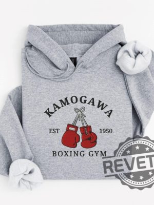 Kamogawa Boxing Gym Embroidered Hoodie T Shirt Sweatshirt Anime Lover Gift Boyfriend Girlfriend Men Women Unique revetee 2