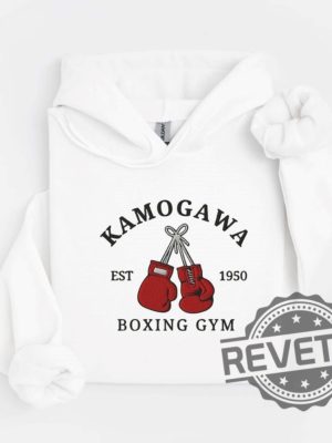 Kamogawa Boxing Gym Embroidered Hoodie T Shirt Sweatshirt Anime Lover Gift Boyfriend Girlfriend Men Women Unique revetee 3