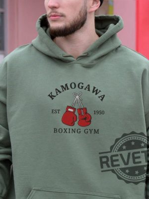 Kamogawa Boxing Gym Embroidered Hoodie T Shirt Sweatshirt Anime Lover Gift Boyfriend Girlfriend Men Women Unique revetee 6