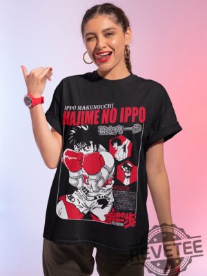 Unisex Hajime No Ippo Shirt Hoodie Sweatshirt Kamogawa Boxing Gym Crew Boxing Manga Anime Tee Boxing Gloves Gifts For Fan Unique revetee 2