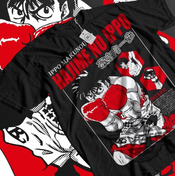 Unisex Hajime No Ippo Shirt Hoodie Sweatshirt Kamogawa Boxing Gym Crew Boxing Manga Anime Tee Boxing Gloves Gifts For Fan Unique revetee 3