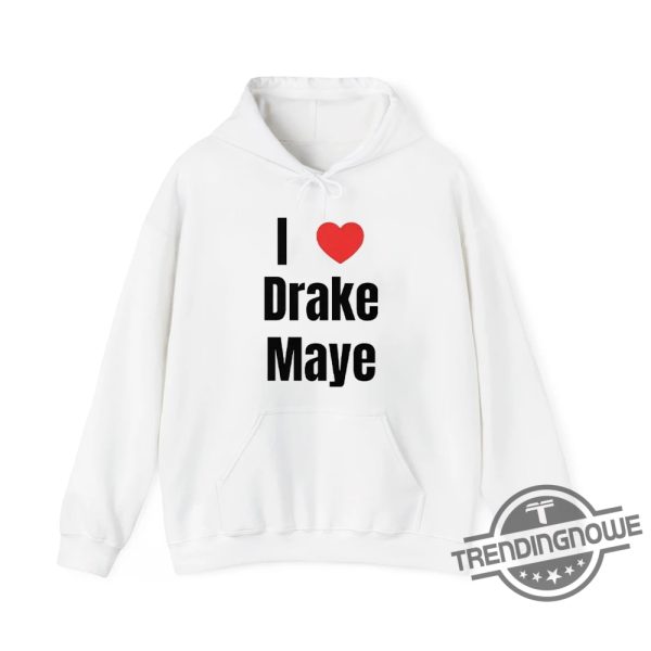 I Love Drake Maye Shirt Celebrate College Footballs Rising Star With This Stylish Tee trendingnowe 2