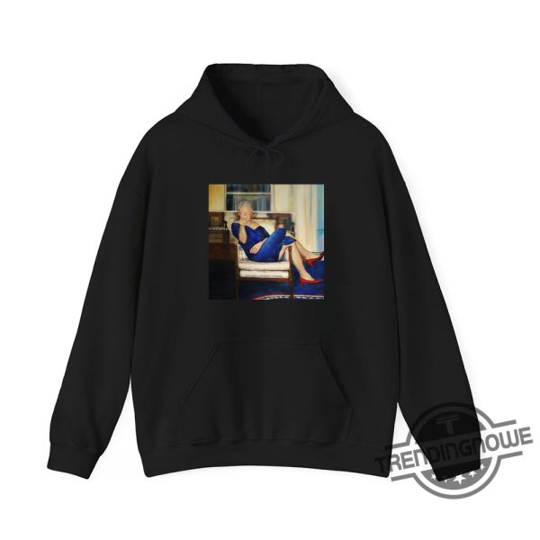 Bill Clinton In Blue Dress Hung In Jeffrey Epsteins Home Shirt Satirical And Controversial Statement Tee trendingnowe 2