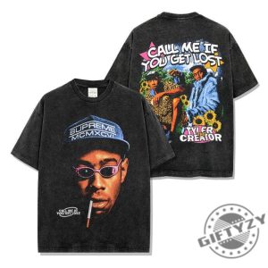 Tyler The Creator Call Me If You Get Lost Vintage Graphic Tee Hoodie Long Sleeve Chromakopia Diy Grunge Apparel giftyzy 2