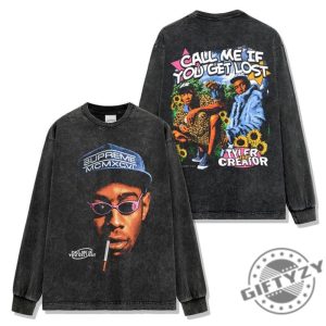 Tyler The Creator Call Me If You Get Lost Vintage Graphic Tee Hoodie Long Sleeve Chromakopia Diy Grunge Apparel giftyzy 3