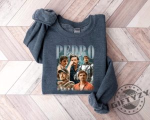 90S Retro Funny Pedro Pascal Tshirt Retro Funny Pedro Pascal Sweater Pedro Pascal Fans Hoodie Pedro Pascal Tribute Celebrity Gift giftyzy 2