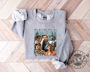 90S Retro Funny Pedro Pascal Tshirt Retro Funny Pedro Pascal Sweater Pedro Pascal Fans Hoodie Pedro Pascal Tribute Celebrity Gift giftyzy 5