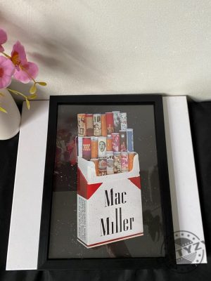 Mac Miller Marlboro Poster Framed Music Wall Art Rap Legend Print Motivational Poster Gift For Music Fans giftyzy 3