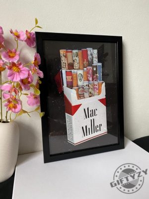 Mac Miller Marlboro Poster Framed Music Wall Art Rap Legend Print Motivational Poster Gift For Music Fans giftyzy 4