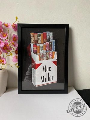 Mac Miller Marlboro Poster Framed Music Wall Art Rap Legend Print Motivational Poster Gift For Music Fans giftyzy 8