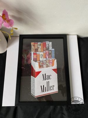 Mac Miller Marlboro Poster Framed Music Wall Art Rap Legend Print Motivational Poster Gift For Music Fans giftyzy 9