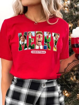 Buddy Elf Merry Christmas Sweatshirt Hoodie T Shirt Elf Quote Tshirt Buddy The Elf Tee Santa I Know Him Gift For Men Women Unique revetee 4