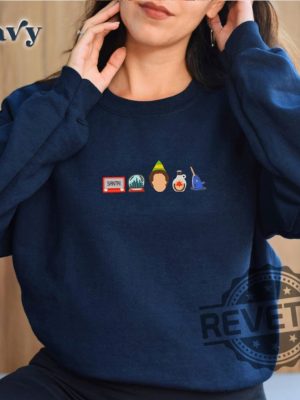 Vintage Elf Christmas Movie Symbol Embroidered Sweatshirt T Shirt Hoodie Gifts For Men Women Xmas Classic Movie 90S Sweater Unique revetee 2