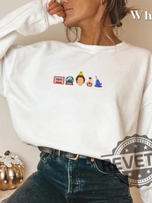 Vintage Elf Christmas Movie Symbol Embroidered Sweatshirt T Shirt Hoodie Gifts For Men Women Xmas Classic Movie 90S Sweater Unique revetee 3