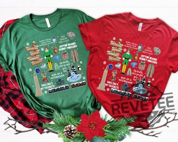 Vintage Elf Christmas Movie Sweatshirt Hoodie T Shirt Xmas Classic Movie 90S Tee Gifts For Men Women Him Her Gift Unique revetee 4