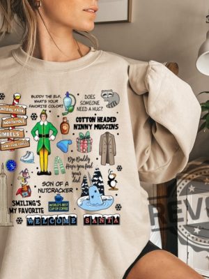 Vintage Elf Christmas Movie Sweatshirt Hoodie T Shirt Xmas Classic Movie 90S Tee Gifts For Men Women Him Her Gift Unique revetee 5