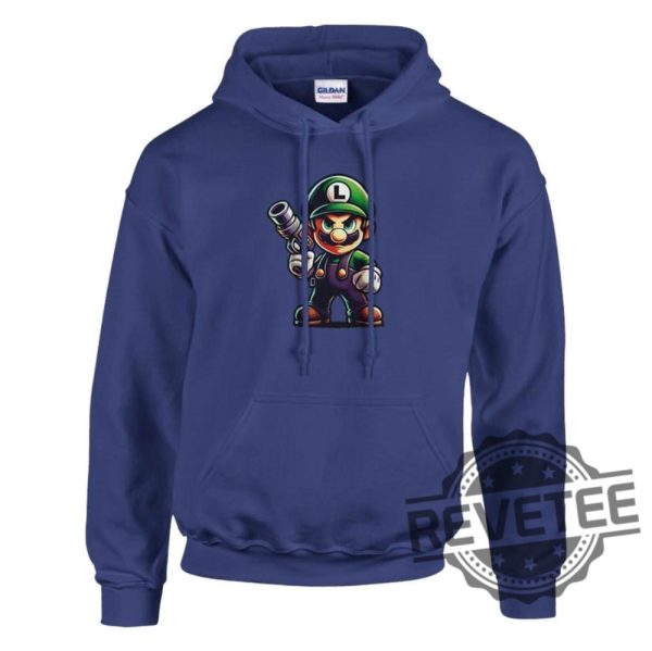 Luigi Mario Nintendo Hoodie T Shirt Sweatshirt Gifts For Fan Men Women Christmas Xmas Birthday Gift Unique revetee 2