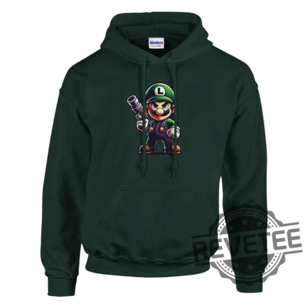 Luigi Mario Nintendo Hoodie T Shirt Sweatshirt Gifts For Fan Men Women Christmas Xmas Birthday Gift Unique revetee 4