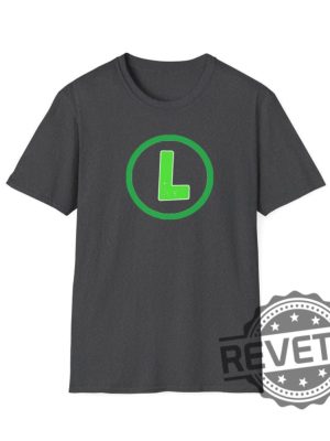 Luigi Mario Nintendo L T Shirt Hoodie Sweatshirt Luigi Custom Name Apparel Gifts For Monopoly Players Christmas Gifts For Men Women Unique revetee 2