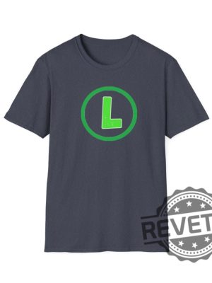 Luigi Mario Nintendo L T Shirt Hoodie Sweatshirt Luigi Custom Name Apparel Gifts For Monopoly Players Christmas Gifts For Men Women Unique revetee 3