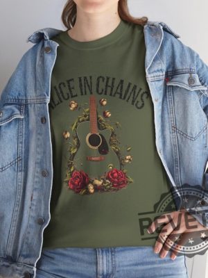 Alice In Chains T Shirt Hoodie Sweatshirt Grunge Band Tshirt Tee 90S Music Shirts Vintage Band Merch Retro Rocker Gift For Fan Men Women revetee 7