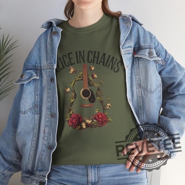 Alice In Chains T Shirt Hoodie Sweatshirt Grunge Band Tshirt Tee 90S Music Shirts Vintage Band Merch Retro Rocker Gift For Fan Men Women revetee 7