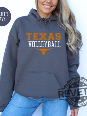 Texas Volleyball Longhorn Cattle Pullover Hoodie Sweatshirt T Shirt Gifts For Men Women Texas Longhorn Volleyball Tee Gift Unique revetee 2