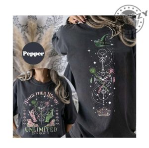 Retro Wicked Together Were Unlimited Shirt Defy Gravity Broomstick Magic Wand Tee Wicked The Musical Hoodie Wizard Movie Fan Sweatshirt giftyzy 3