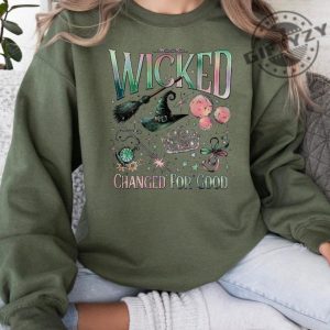 Wicked Changed For Good Sweatshirt Wicked Fan Gift Defy Gravity Hoodie Wizard Of Oz Tshirt Broomstick Magic Sweater giftyzy 2