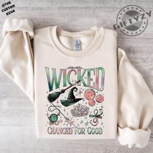 Wicked Changed For Good Sweatshirt Wicked Fan Gift Defy Gravity Hoodie Wizard Of Oz Tshirt Broomstick Magic Sweater giftyzy 5