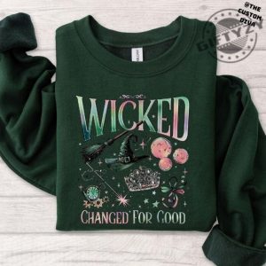 Wicked Changed For Good Sweatshirt Wicked Fan Gift Defy Gravity Hoodie Wizard Of Oz Tshirt Broomstick Magic Sweater giftyzy 7